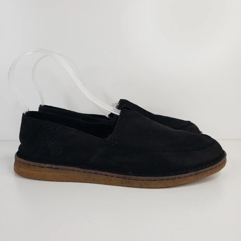 Born Men's Stewie II Distressed Upper Suede Slip On Comfort Loafers Sz 8.5